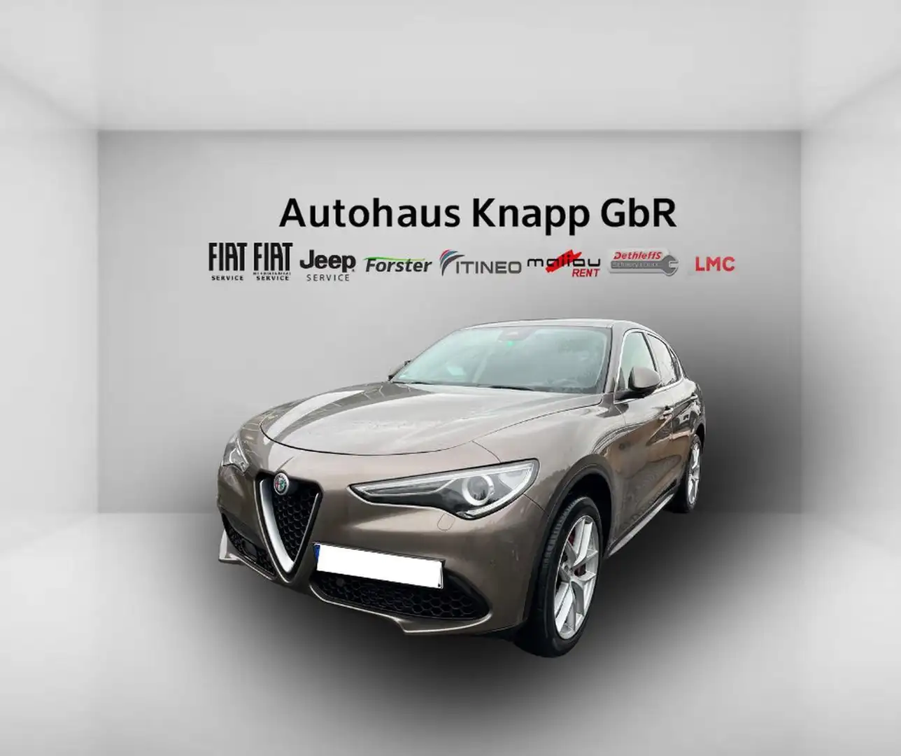 Alfa Romeo Stelvio First Edition Q4 2.0 Turbo Launch, Klimaautomatik, Gris - 1