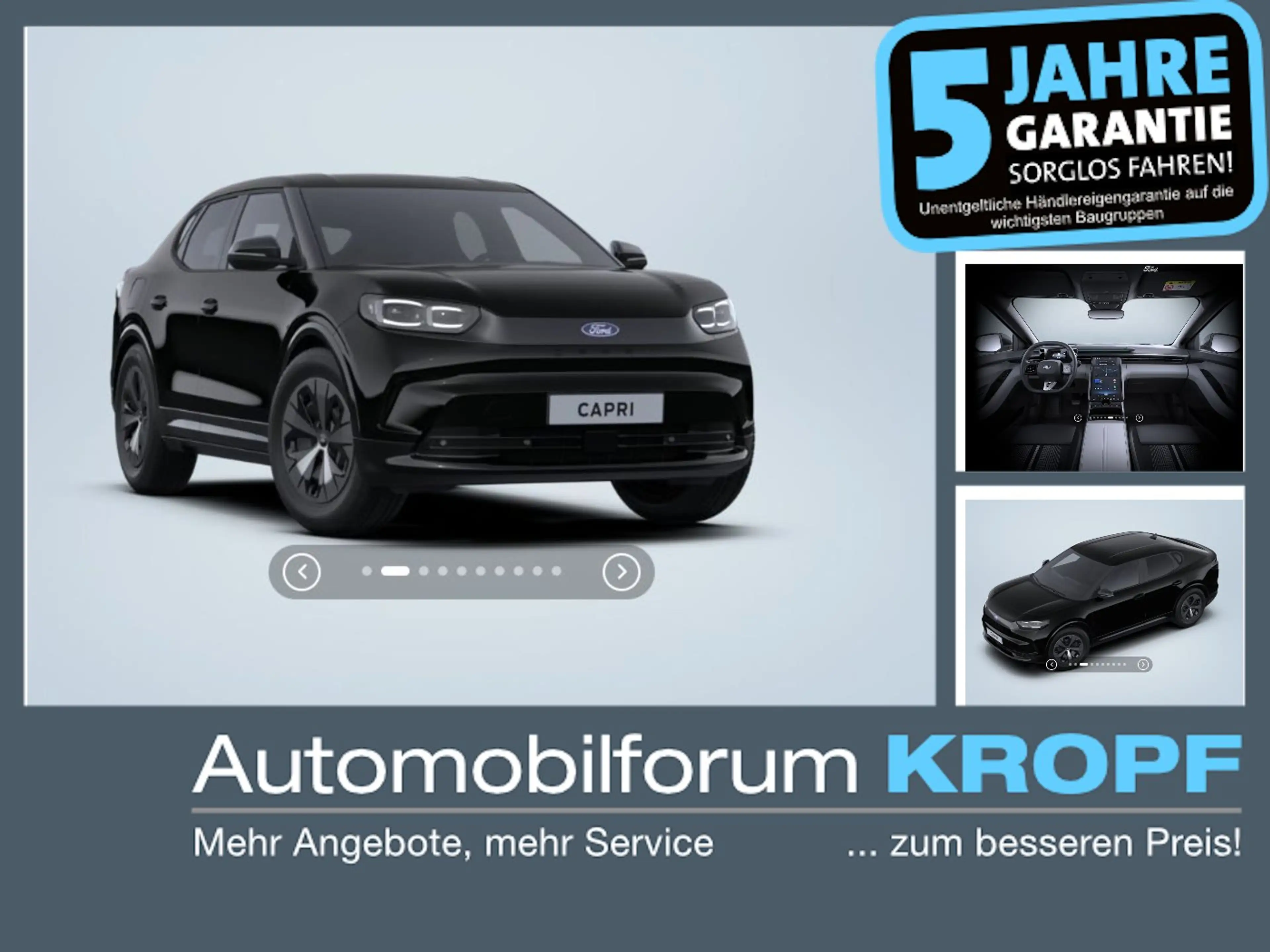 Ford Capri ELEKTRO AWD NAV*360°*IACC*HUD*LED*EL-KLAPPE