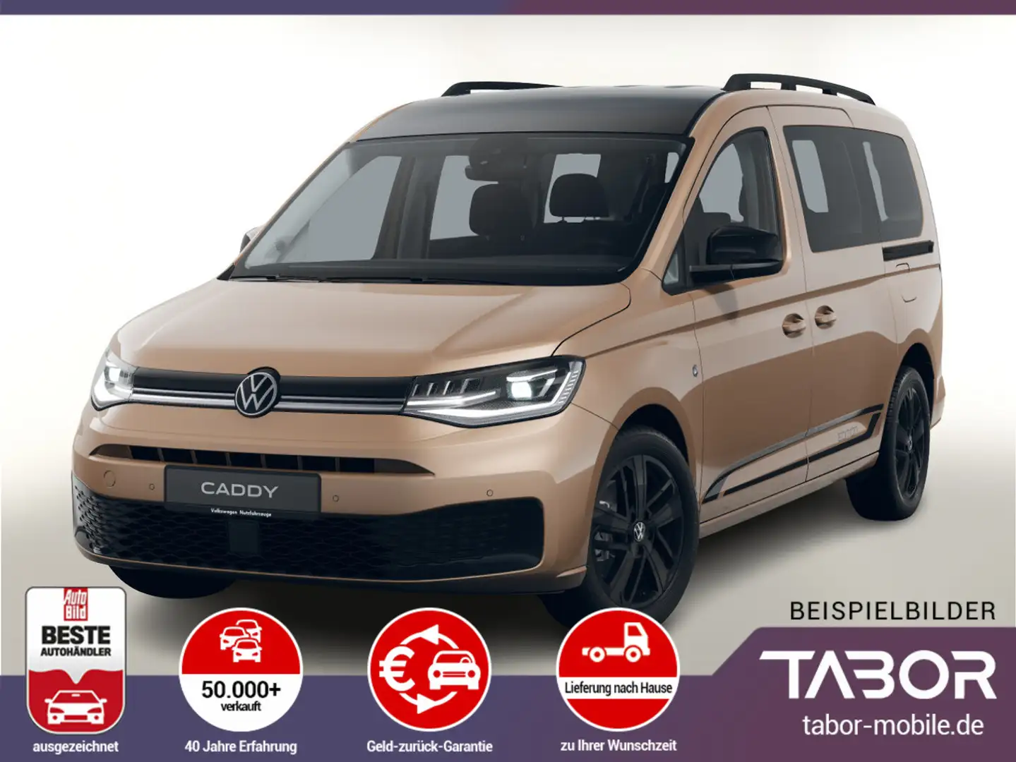 Volkswagen Caddy 1.5 TSI 116 Edition LED Ready2D Keyl Бронзовий - 1