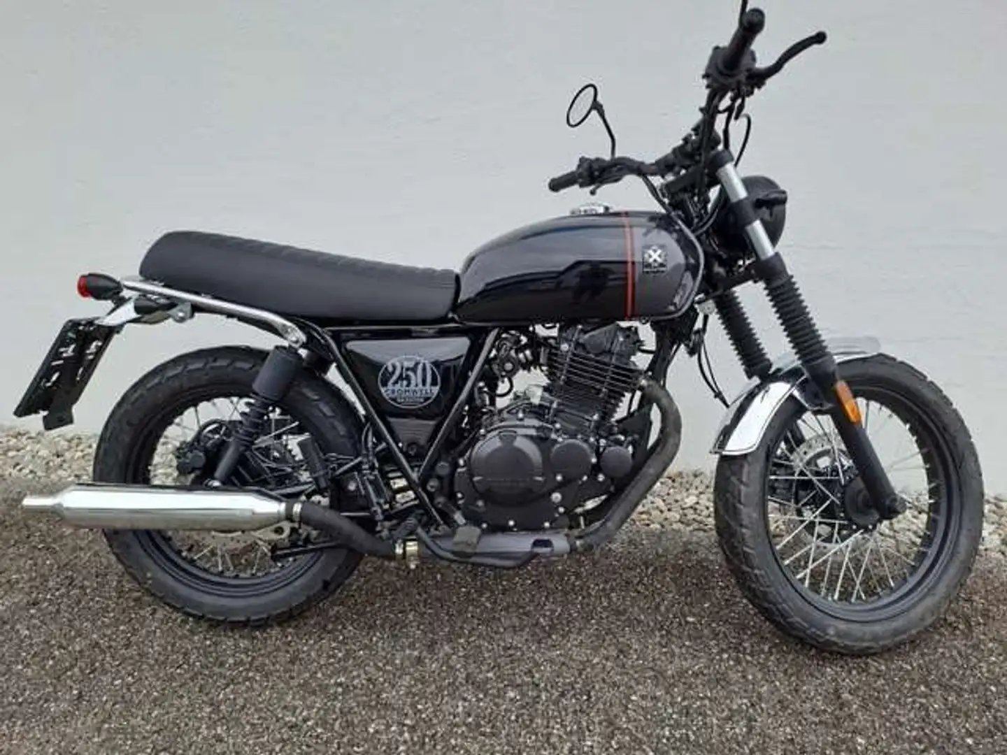 Brixton Cromwell 250 ABS, schwarz-antrazit-chrom Czarny - 1