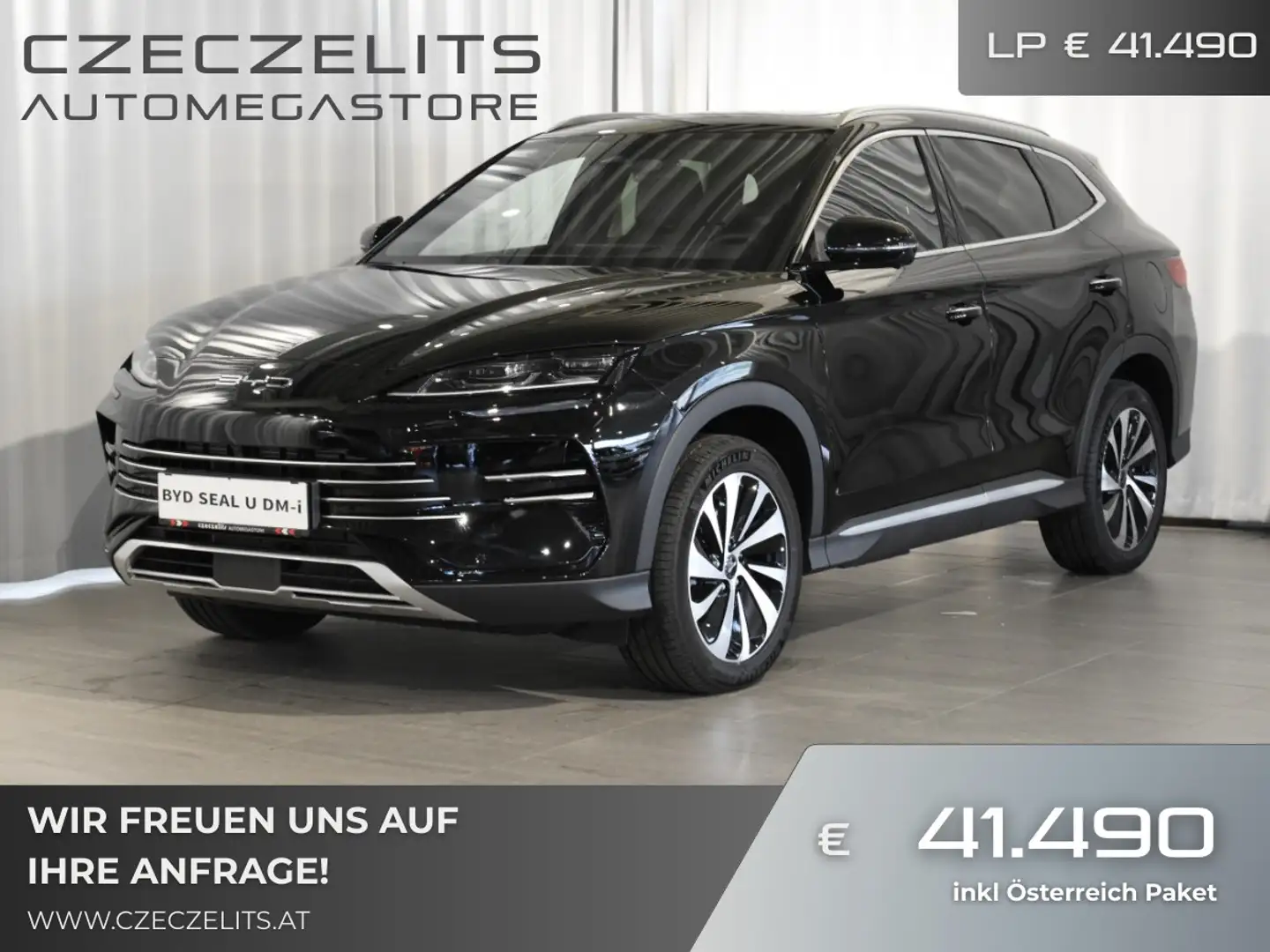 BYD Seal U DM-i PHEV 26,6kWh Comfort Österreich Paket *Sof... Negro - 1