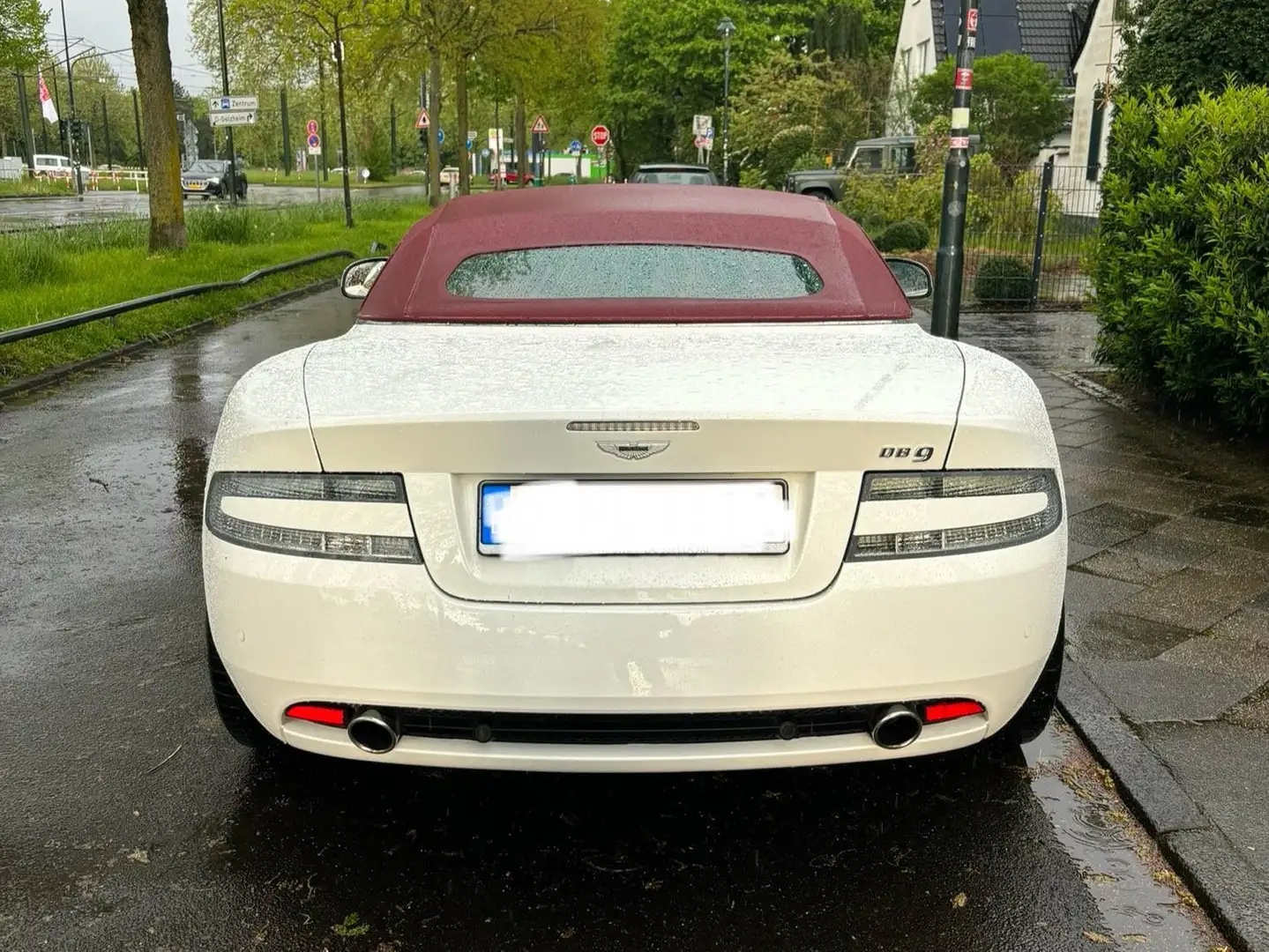 Aston Martin DB9 Volante-unter 10.000km Weiß - 2