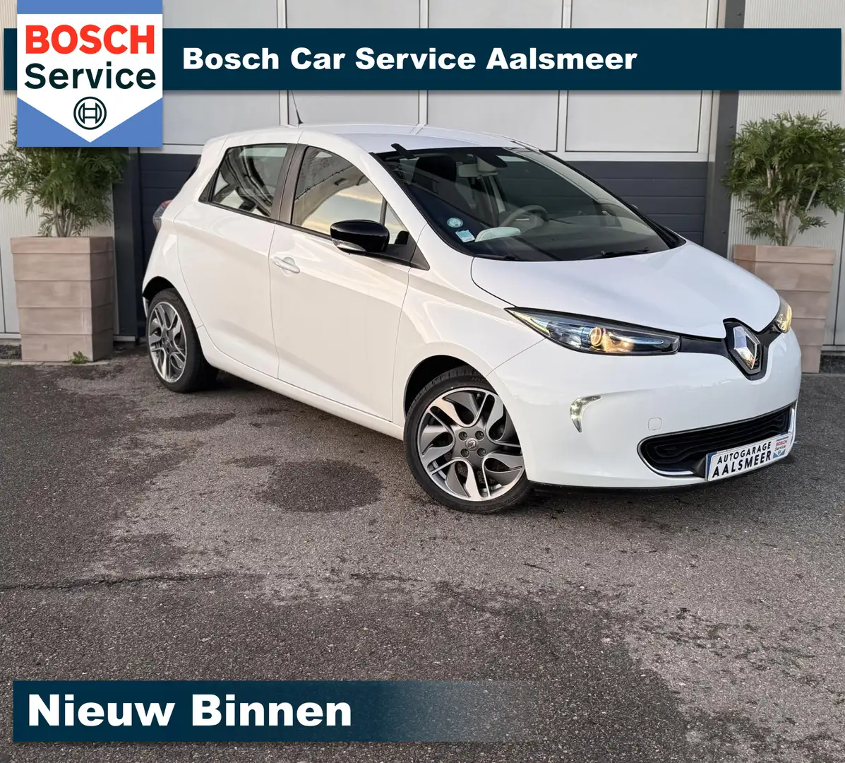 Renault ZOE Q90 Bose Quickcharge 41 kWh / NAVI / AIRCO / KOOPA Weiß - 1