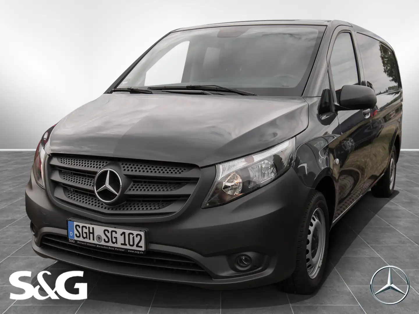 Mercedes-Benz Vito 116 Mixto RüKam+DAB+Sitzh+Regens+AHK+Tempom Schwarz - 1