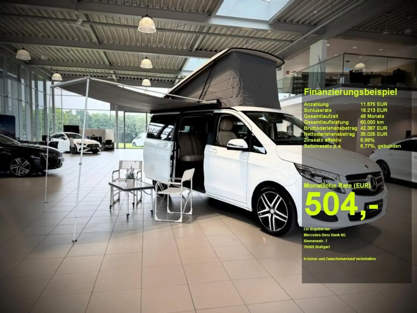 Mercedes-Benz V 250 d MP EDITION MarcoPolo+Küche+AHK+Kamera - 1