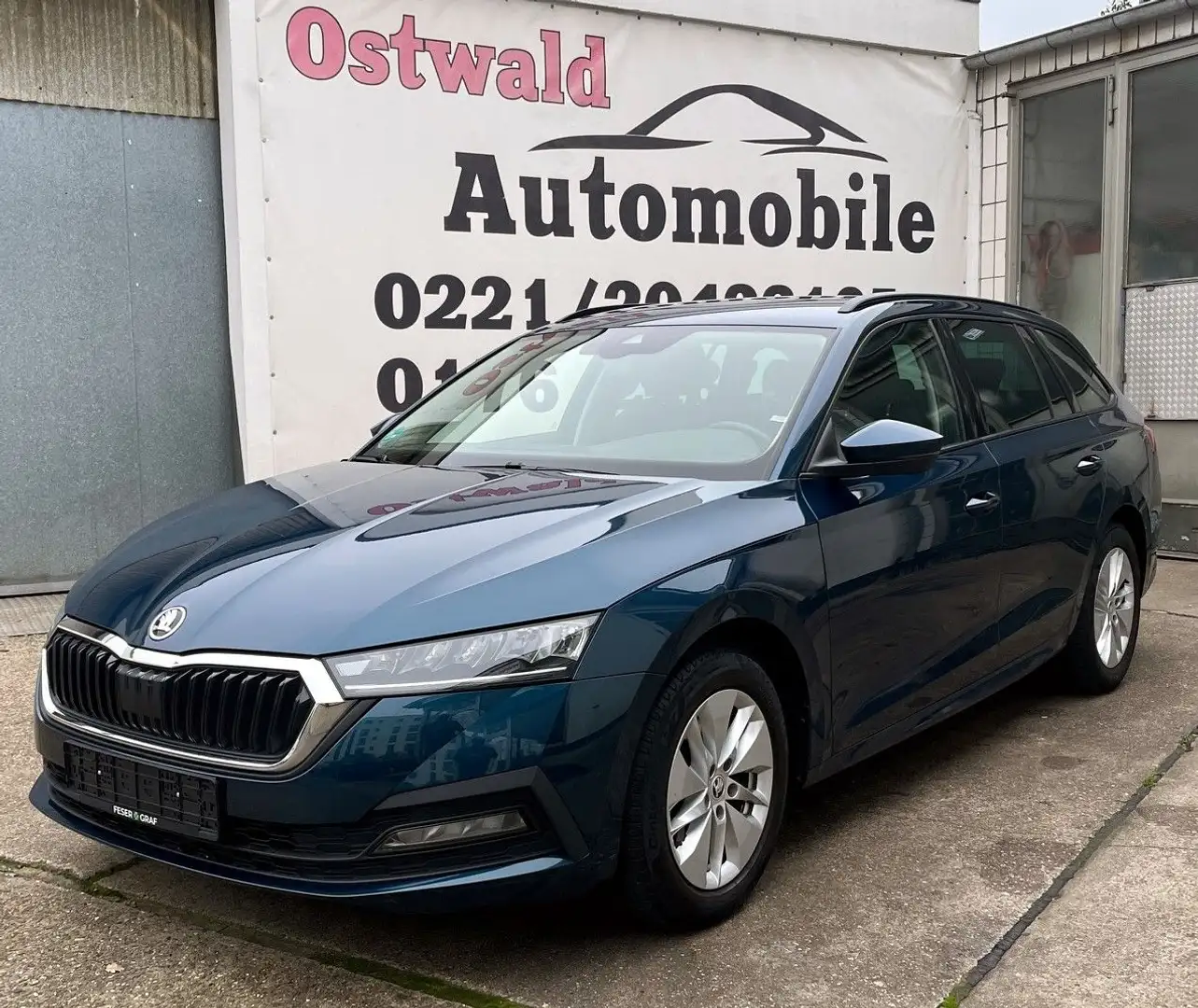 Skoda Octavia 1.5 TSI Combi Ambition Virtual LED 1Hand Bleu - 1