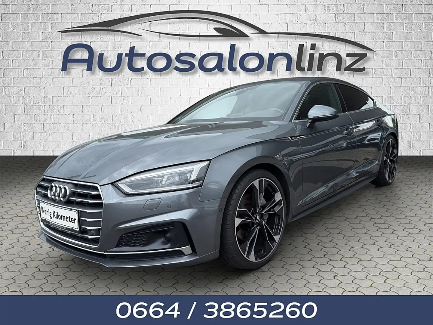 Audi A5 Sportback 3,0 TDI sport quattro S-tronic Gris - 1