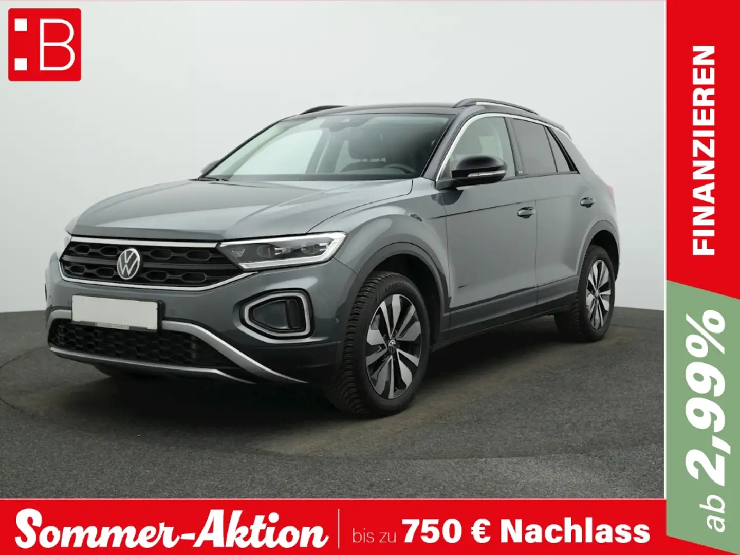 Volkswagen T-Roc 1.5 TSI DSG Move LED NAVI AHK 17 KAMERA Schwarz - 1