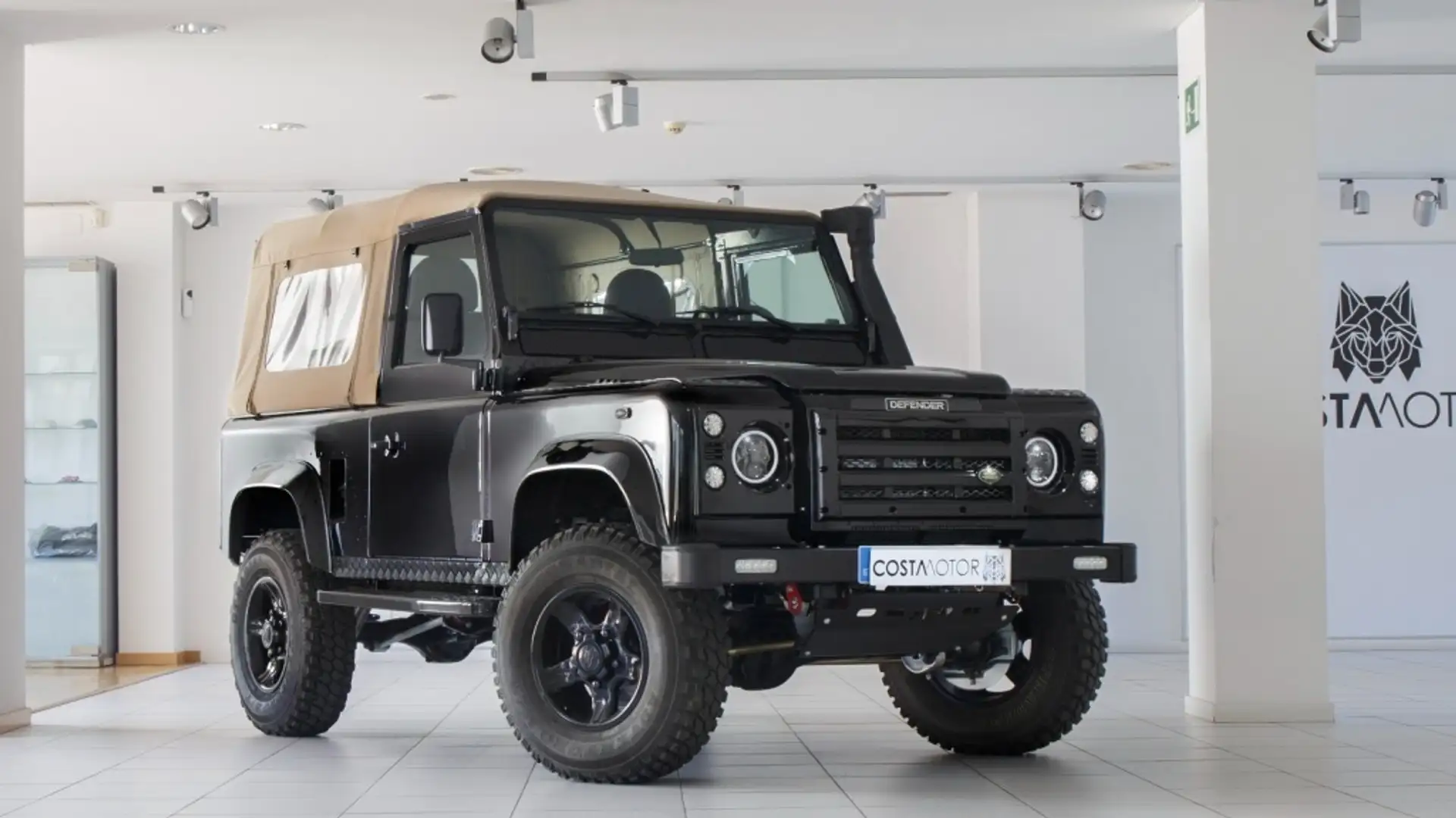 Land Rover Defender 90 TDI Techo Lona Negro - 1