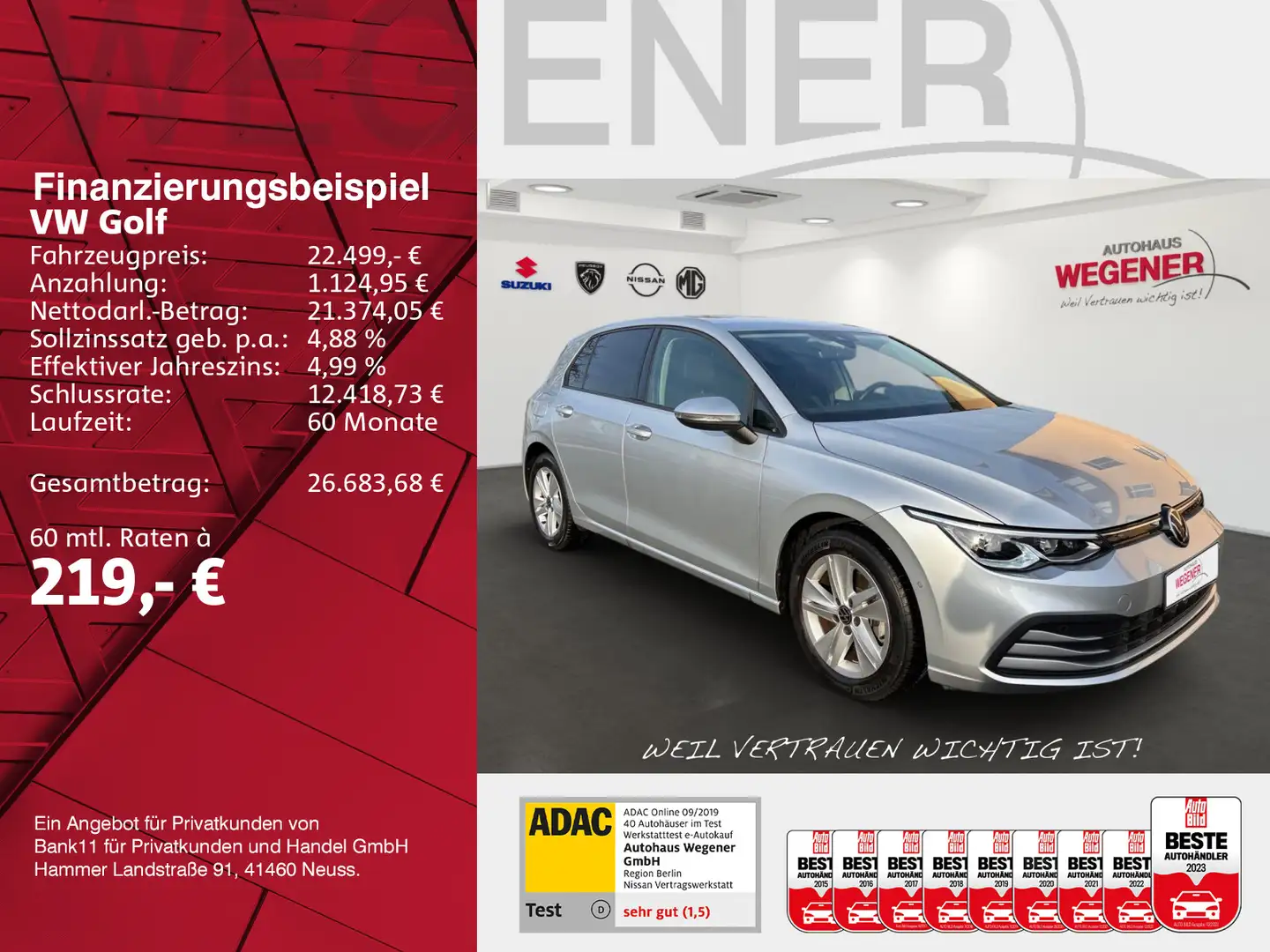 Volkswagen Golf VW GOLF LIFE CARPLAY KAMERA WINTERPAKET NAVI SHZ Silber - 2