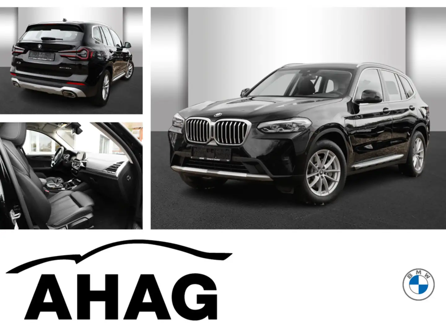 BMW X3 xDrive30e AT Navi Bluetooth PDC Klima DPF Schwarz - 1