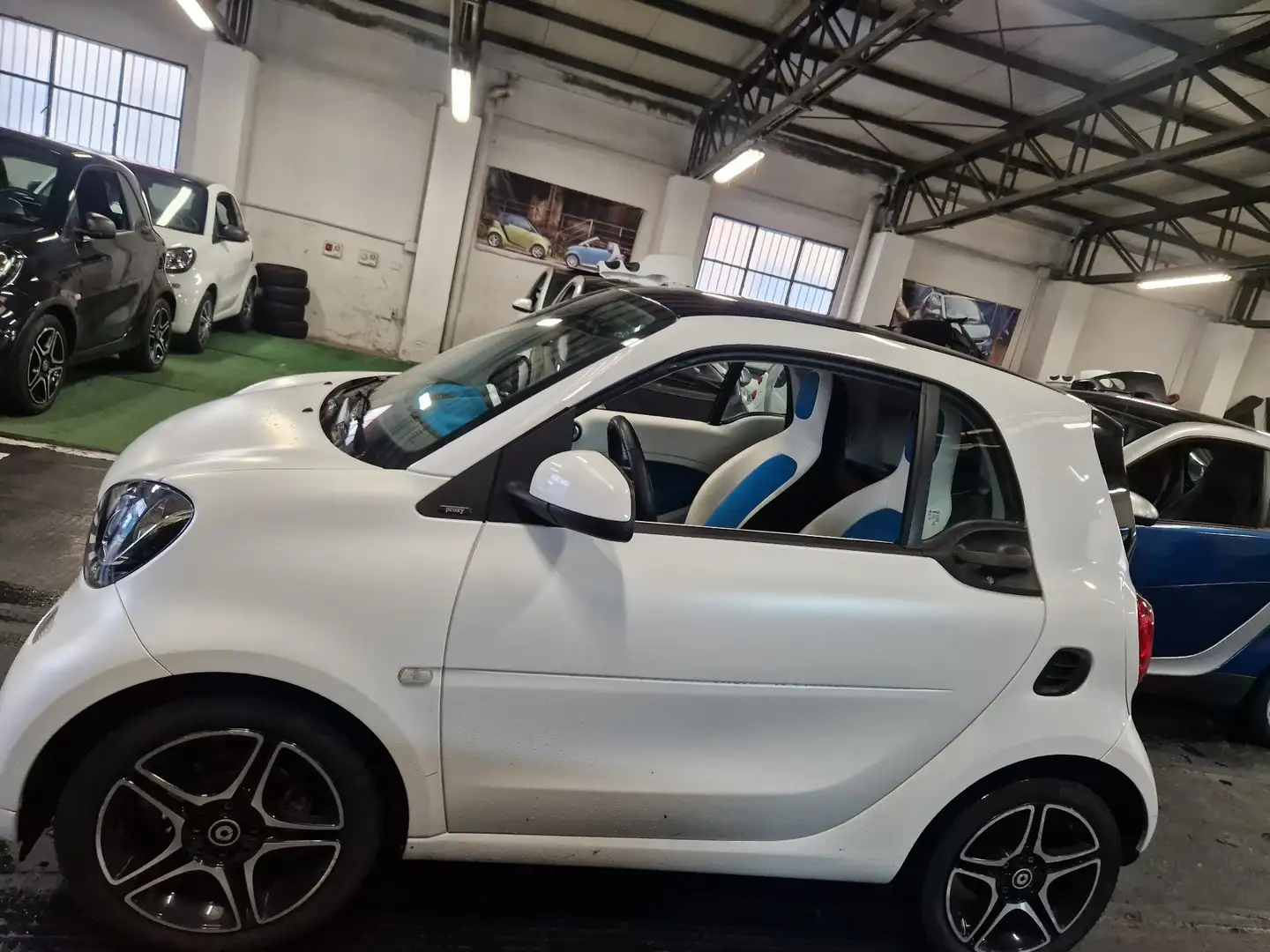 smart forTwo proxy manuale strafull pelle navi garanzia Blanco - 2