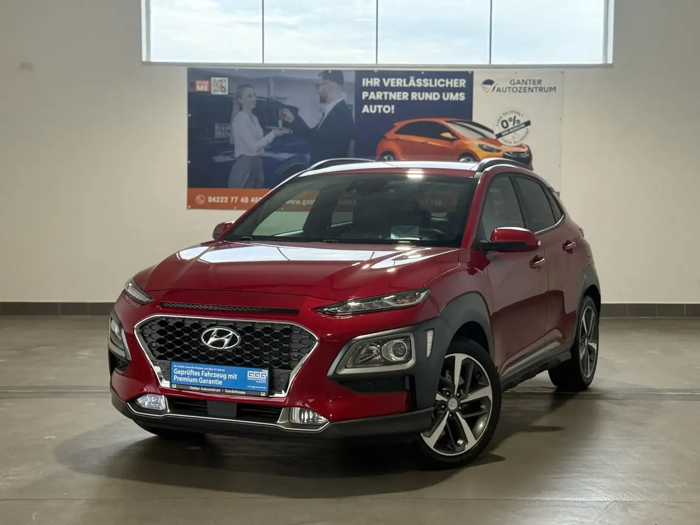 Hyundai KONA 1.6 T-GDI Style 2WD AHK+NAVI+HUD+SHZ Rouge - 1