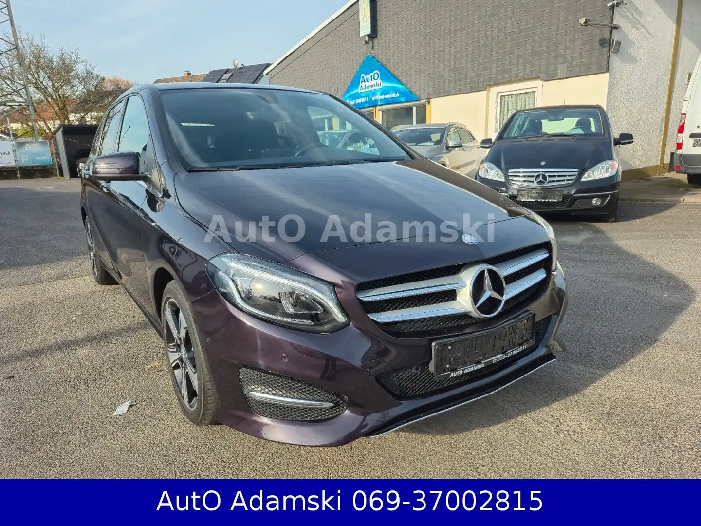 Mercedes-Benz B 180 B180 Urban 7G-DCT Klimaaut Violett 69tkm LED AHK Violett - 1