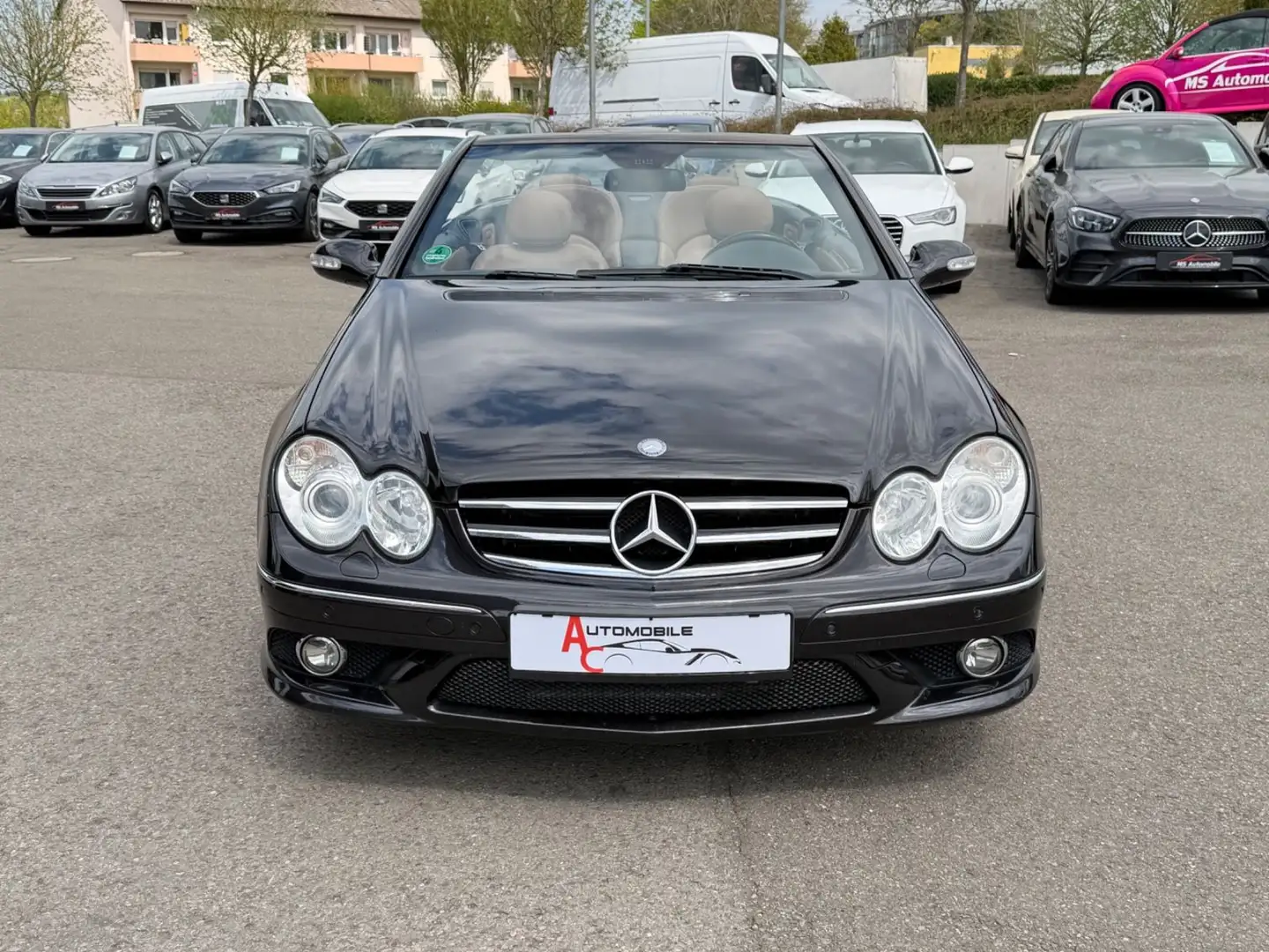 Mercedes-Benz CLK 350 Cabrio Xenon_Leder_AMG_Memory_Navi_Schec Schwarz - 2