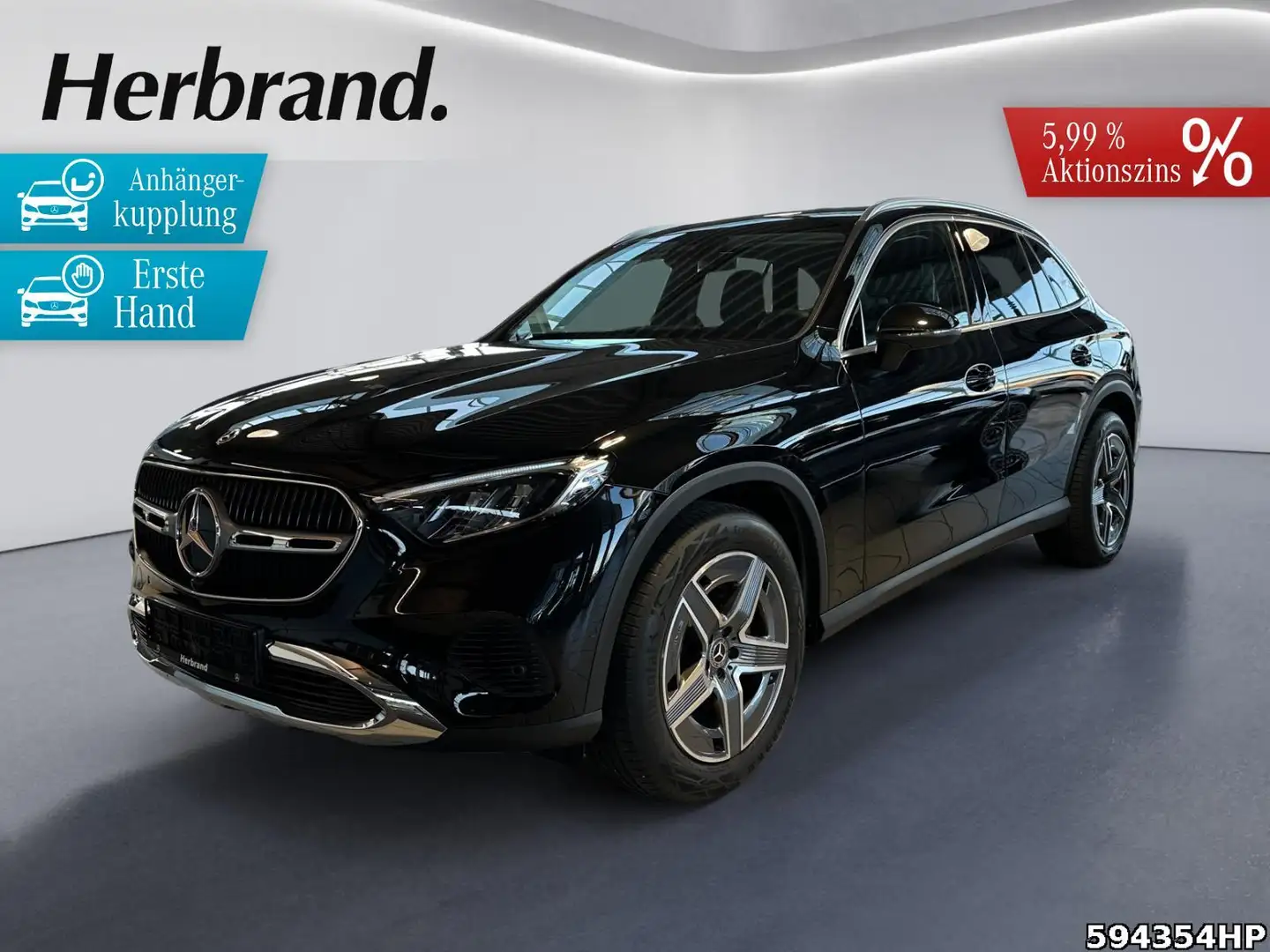 Mercedes-Benz GLC 200 4M Avantgarde AHK Memory CarPlay AMG Rä Schwarz - 1