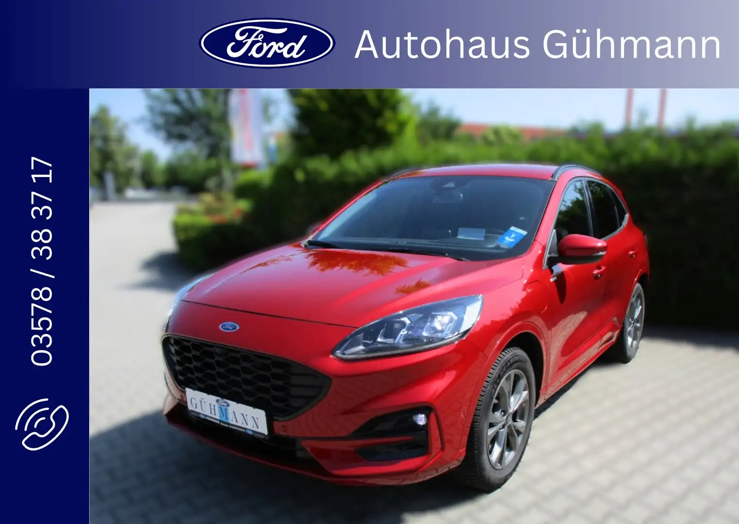 Ford Kuga 2.5 Duratec PHEV ST-LINE X NAVI KLIMAAUTO LED Rot - 1