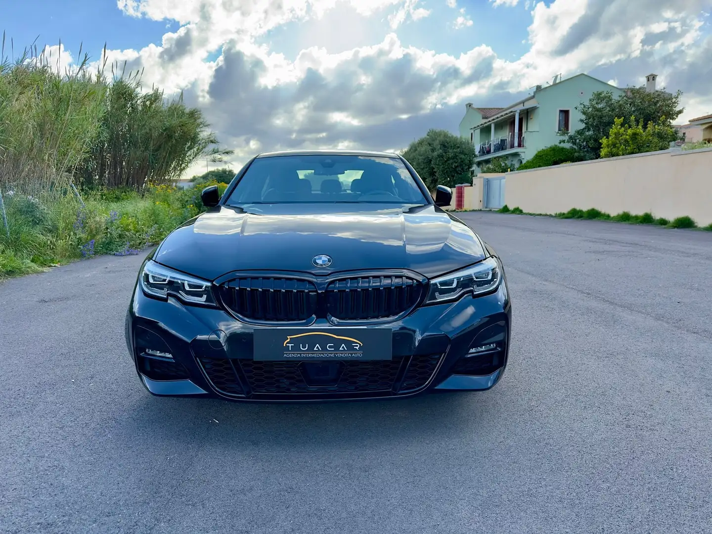BMW 320 Serie 3 G20 2019 Berlina 320d Msport auto Nero - 2