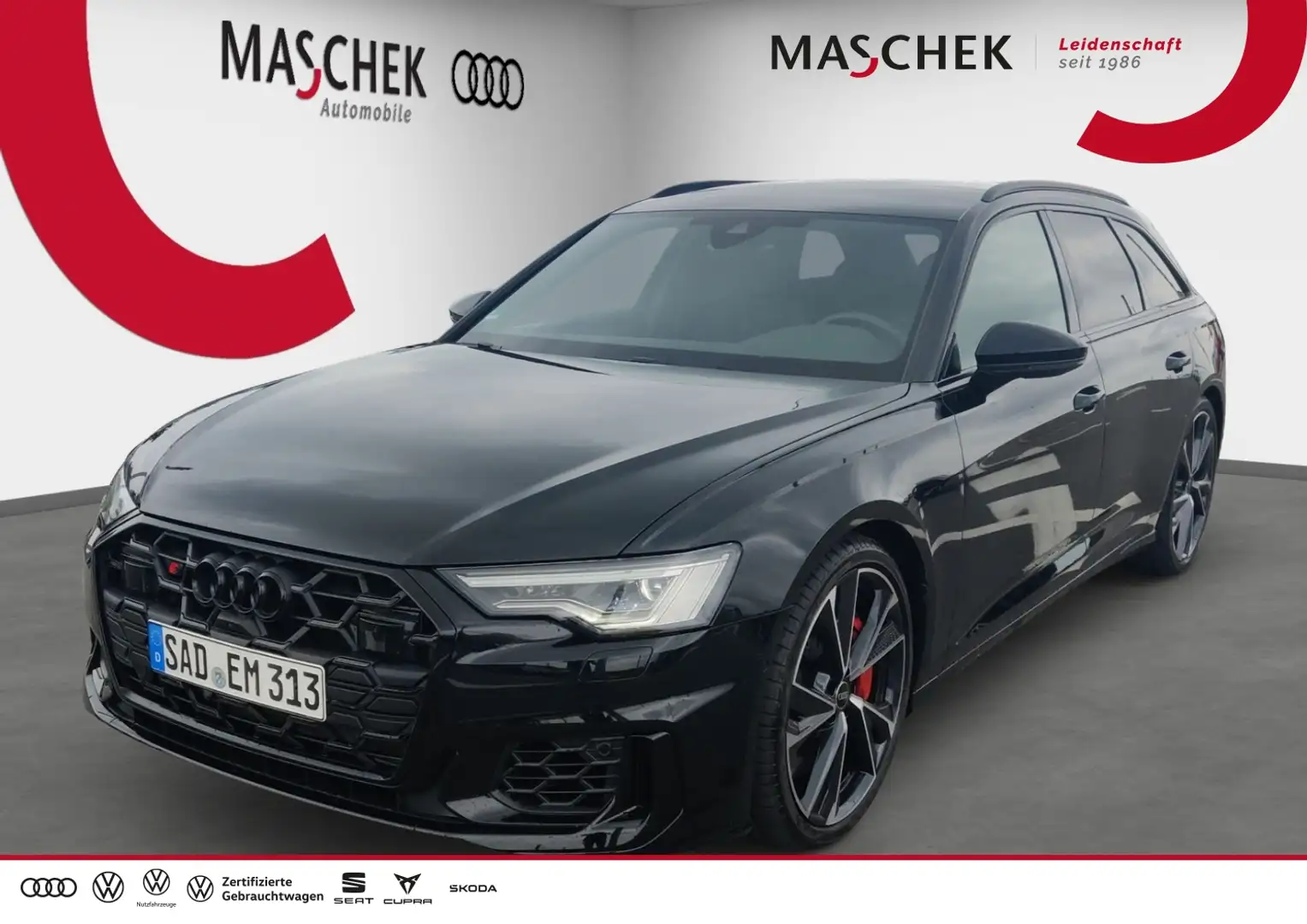 Audi S6 Avant 3.0 TDI AHK Matrix Navi+ 21Zoll 360°Kam ACC Schwarz - 1