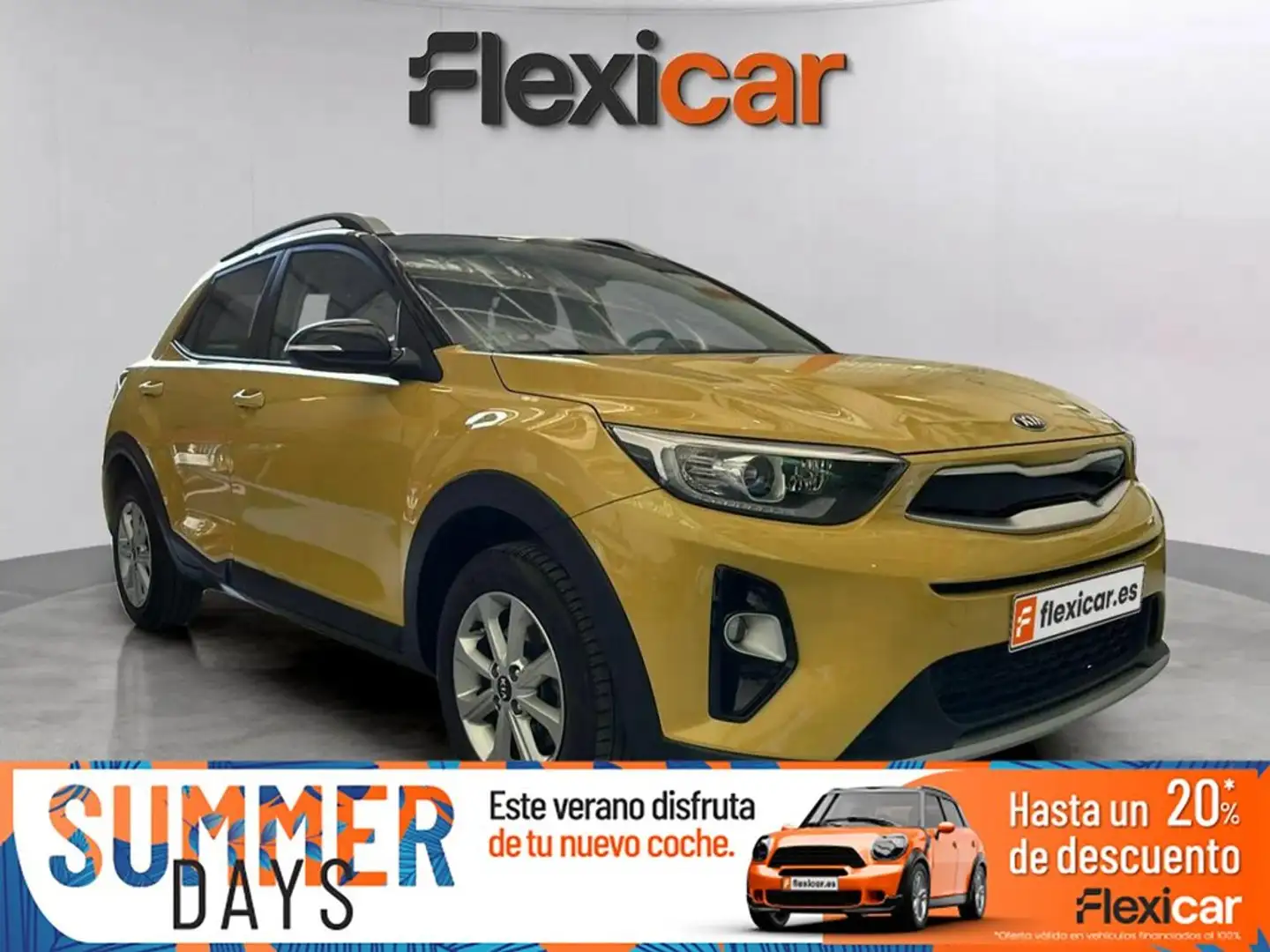 Kia Stonic 1.2 CVVT Eco-Dynamic Concept 84 Żółty - 1