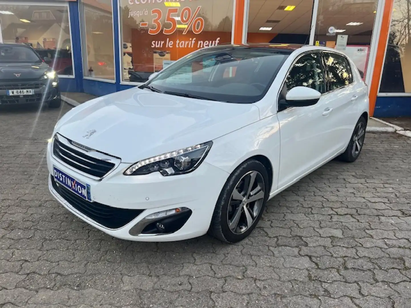 Peugeot 308 1.2   - 130 - BV EAT6  ALLURE - TOIT PANORAMIQUE Blanc - 2
