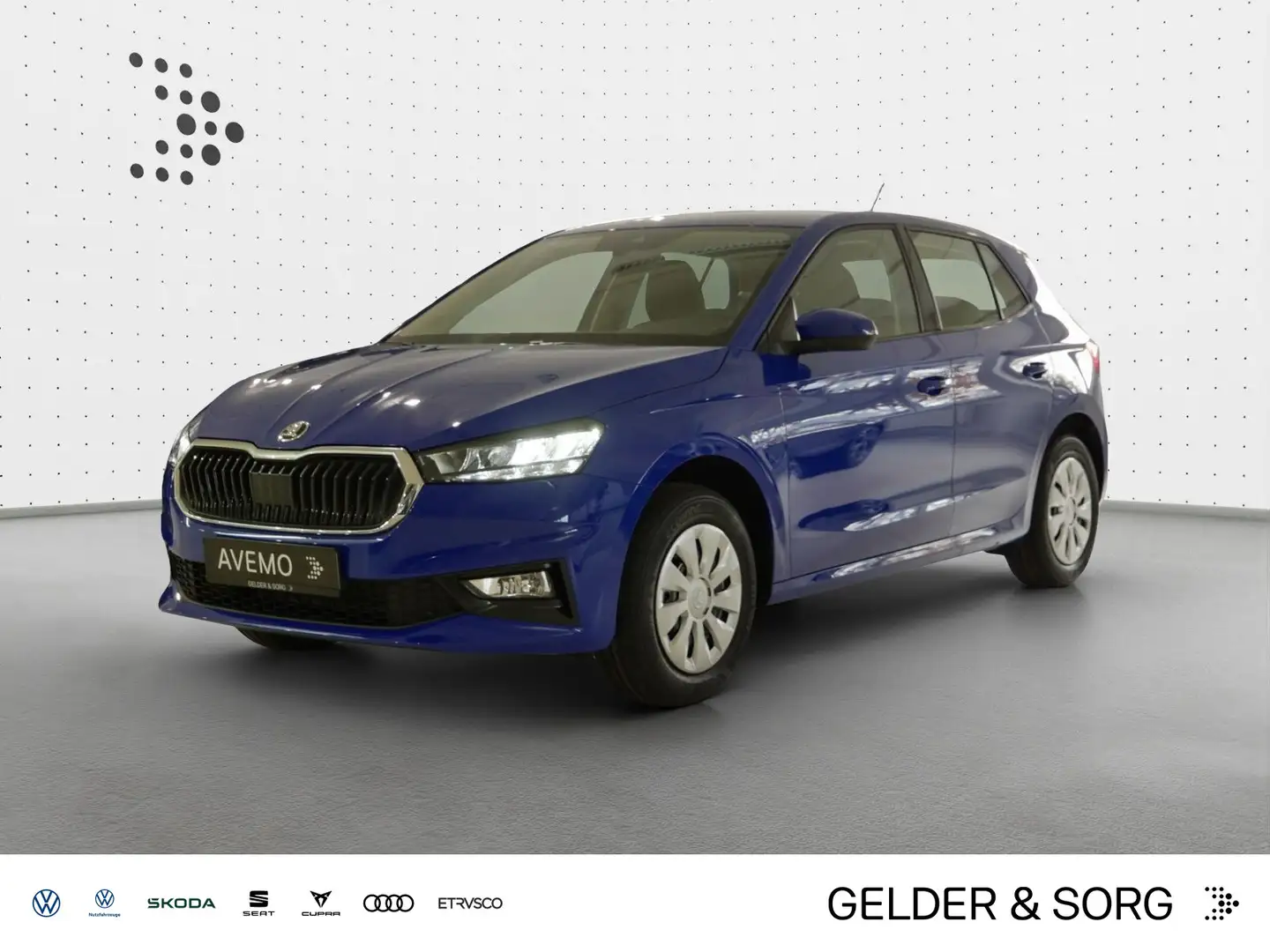 Skoda Fabia Essence 1.0 MPI DAB|LED|VIRTUAL|SHZ Blauw - 1