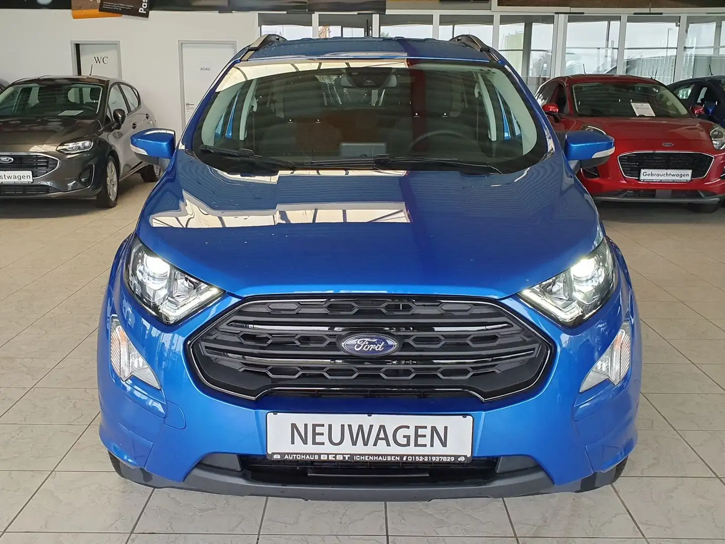 Ford EcoSport ST-Line 125PS LED ALU SHZ FordPass Temp Azul - 2