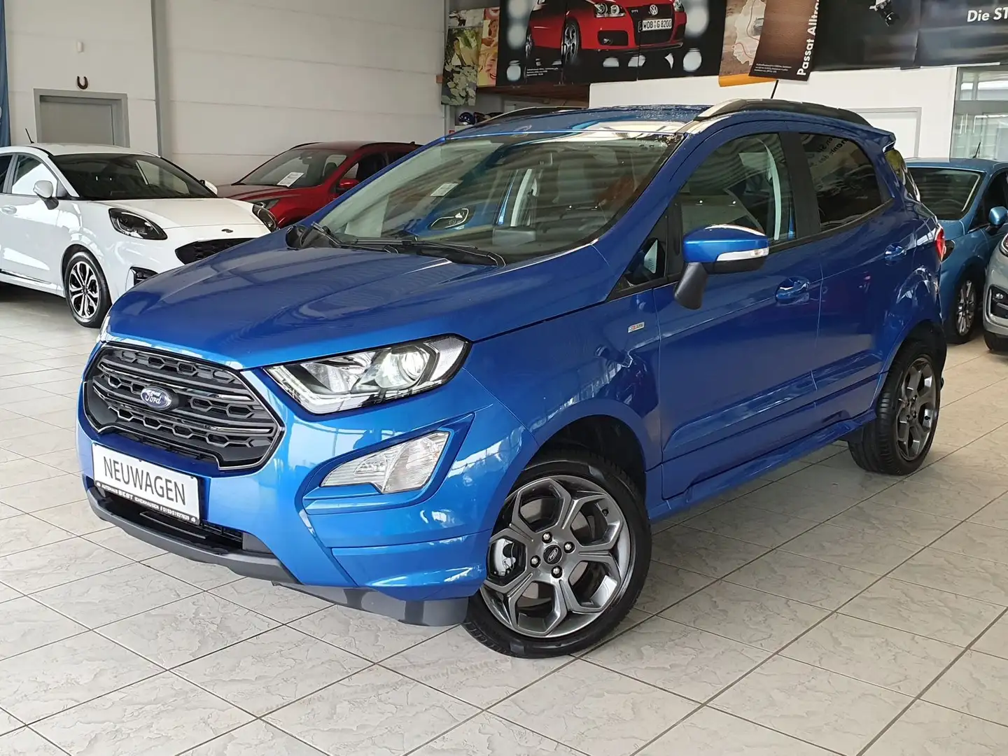 Ford EcoSport ST-Line 125PS LED ALU SHZ FordPass Temp Azul - 1