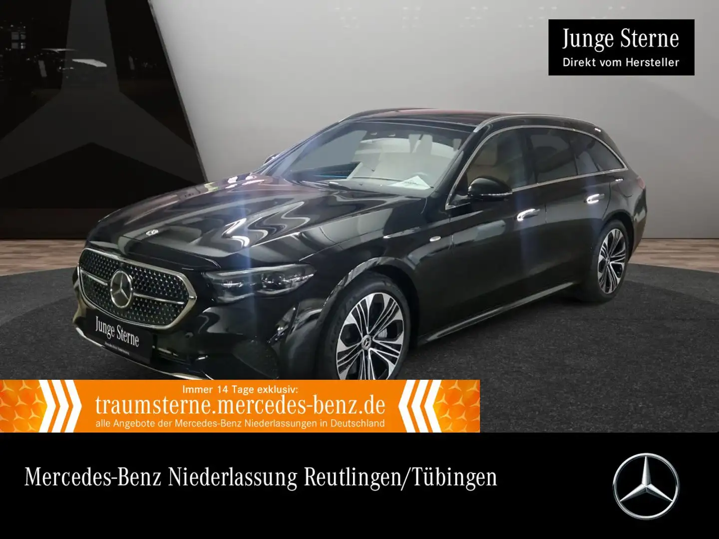 Mercedes-Benz E 300 de T Hybrid Avantgarde Fahrass 360° Pano AHK Schwarz - 1
