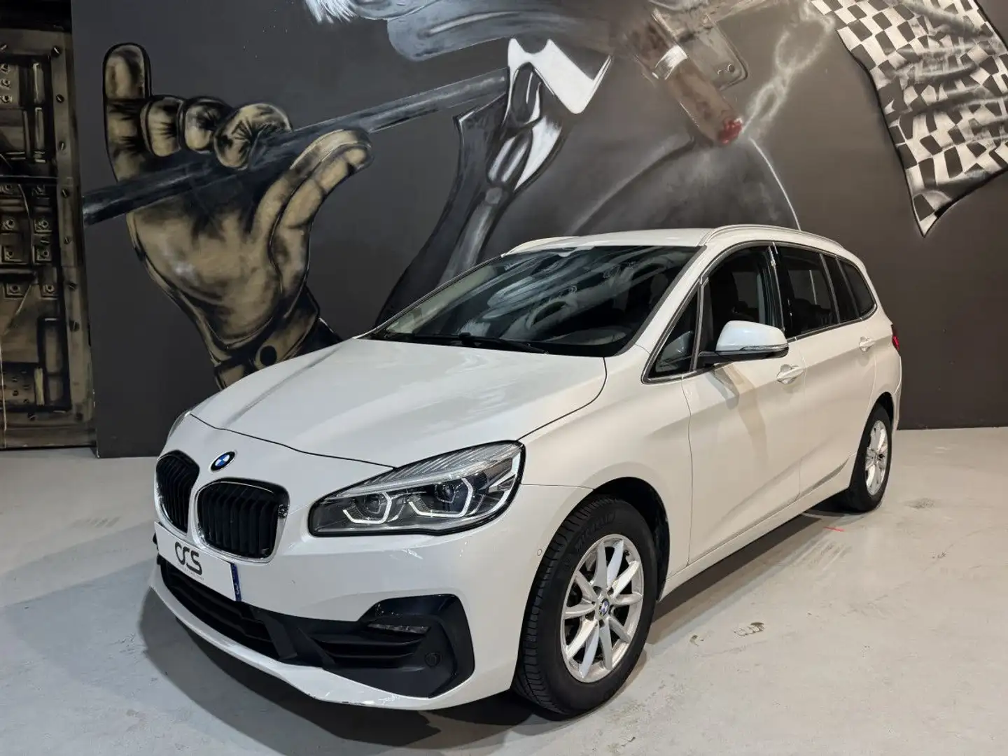 BMW 216 216d Business Design DKG7 7 PLACES ATTELAGE Blanco - 2