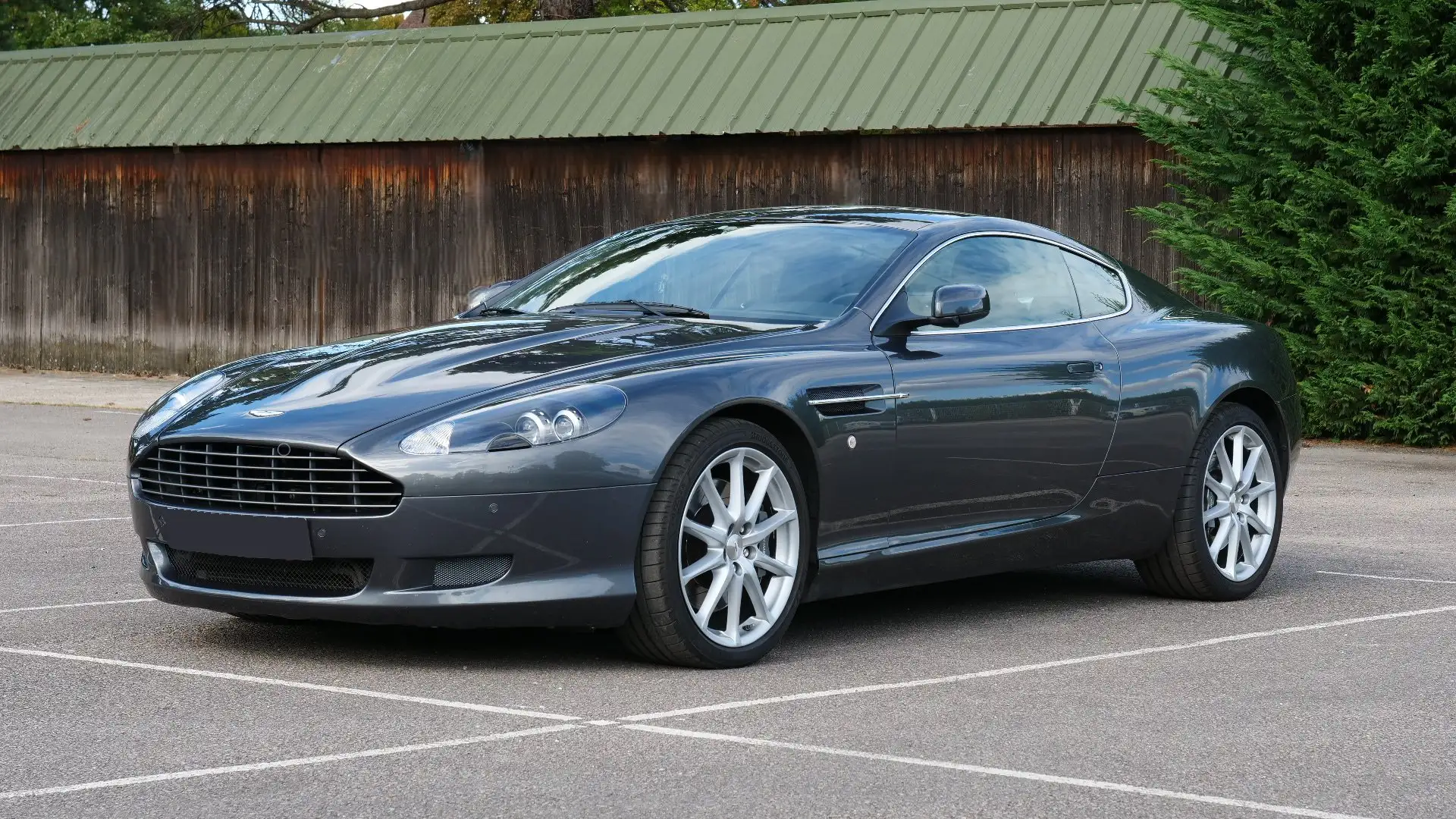 Aston Martin DB9 DB9 Coupé Touchtronic A Gris - 1