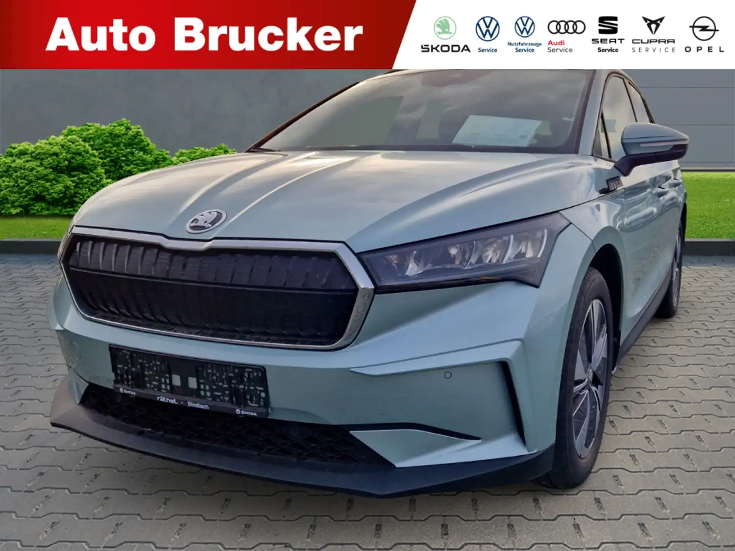 Skoda Enyaq 60 Loft+Alufelgen+Navi+elektr.Sitze+Klimaautomatik Ezüst - 1