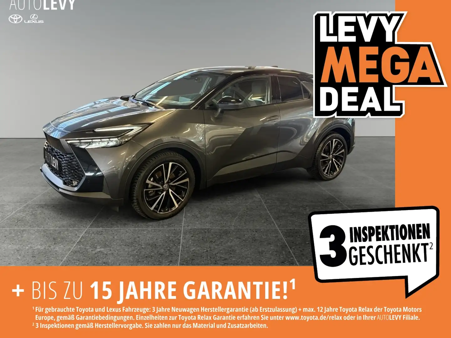 Toyota C-HR 2.0 Plug-in Lounge JBL/360/MEMORY Grau - 1