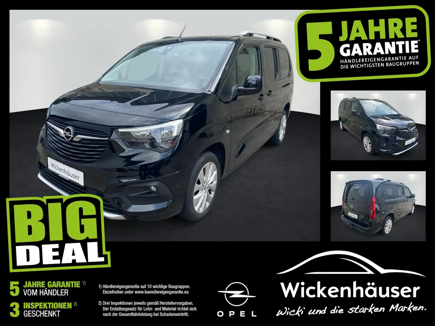 Opel Combo Life Ultimate XL +7-Sitze Top-Ausstattung Noir - 1