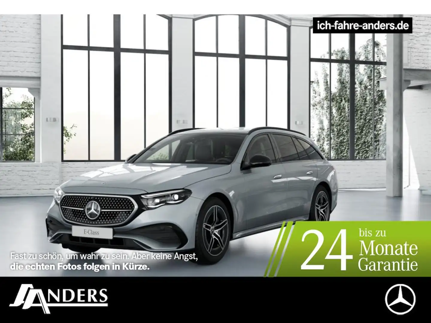 Mercedes-Benz E 220 d T +AMG+SHZ+Pano+Edi.+AHK+Night+W-Paket Silber - 1