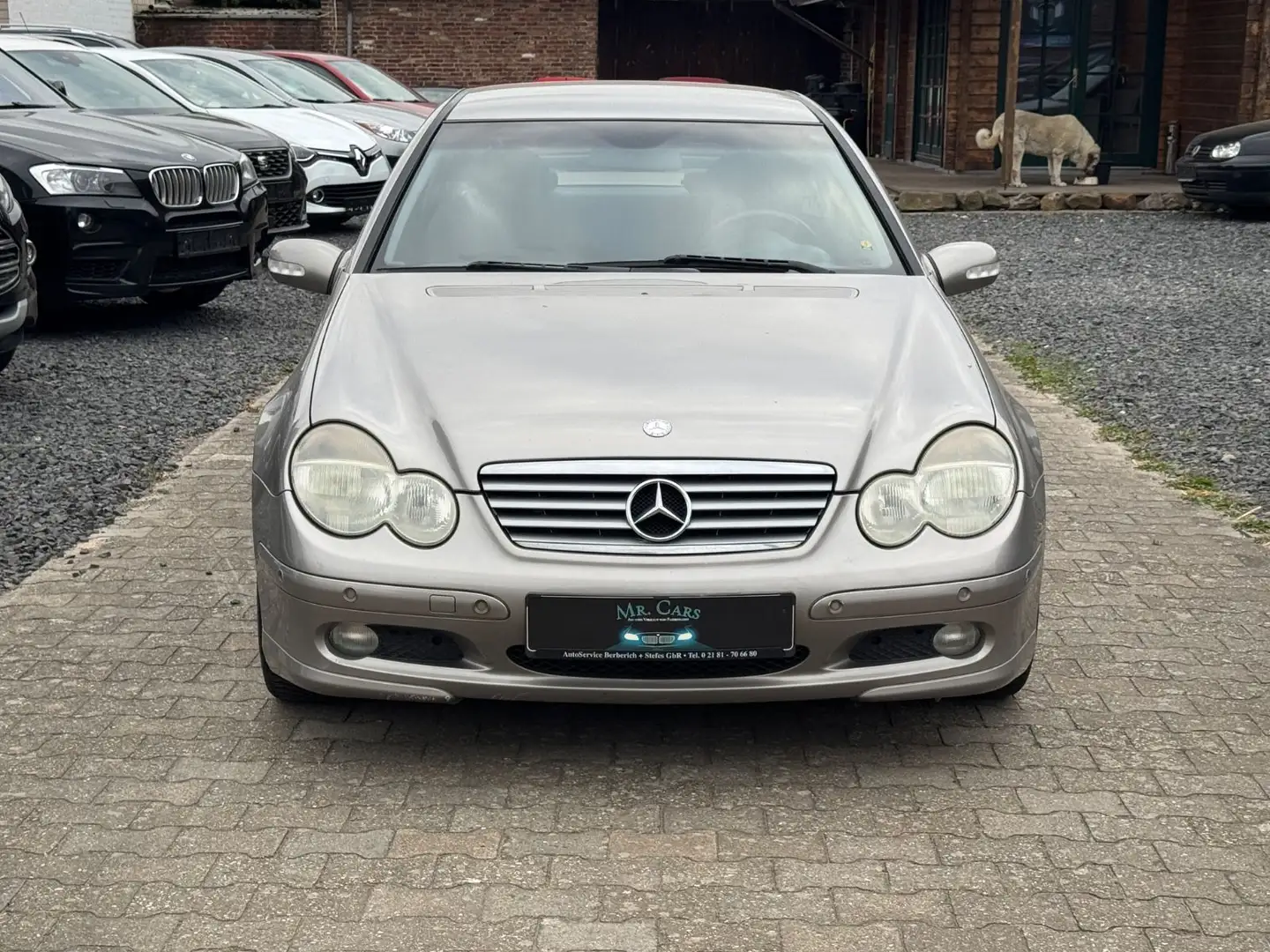 Mercedes-Benz C 200 Sportcoupe C 200 Kompressor mit Klima und Bose Silber - 1