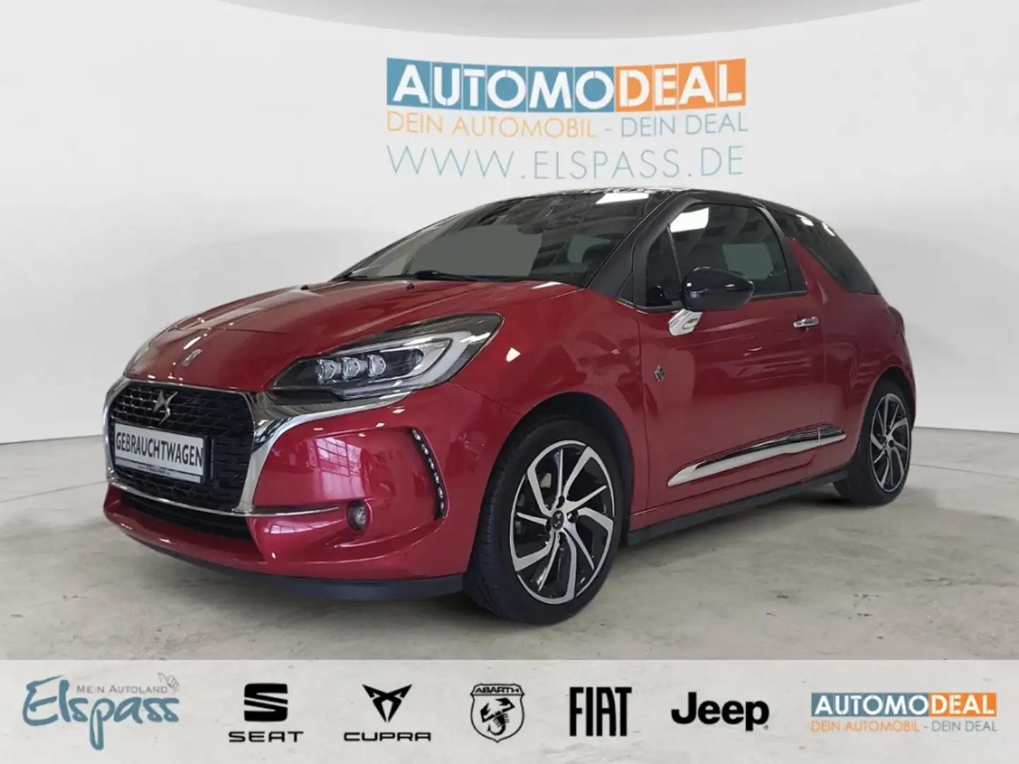 Citroen DS3 DS Forever AUTOMATIK LED KAMERA TEMPPOMAT ALU PDC Rot - 1