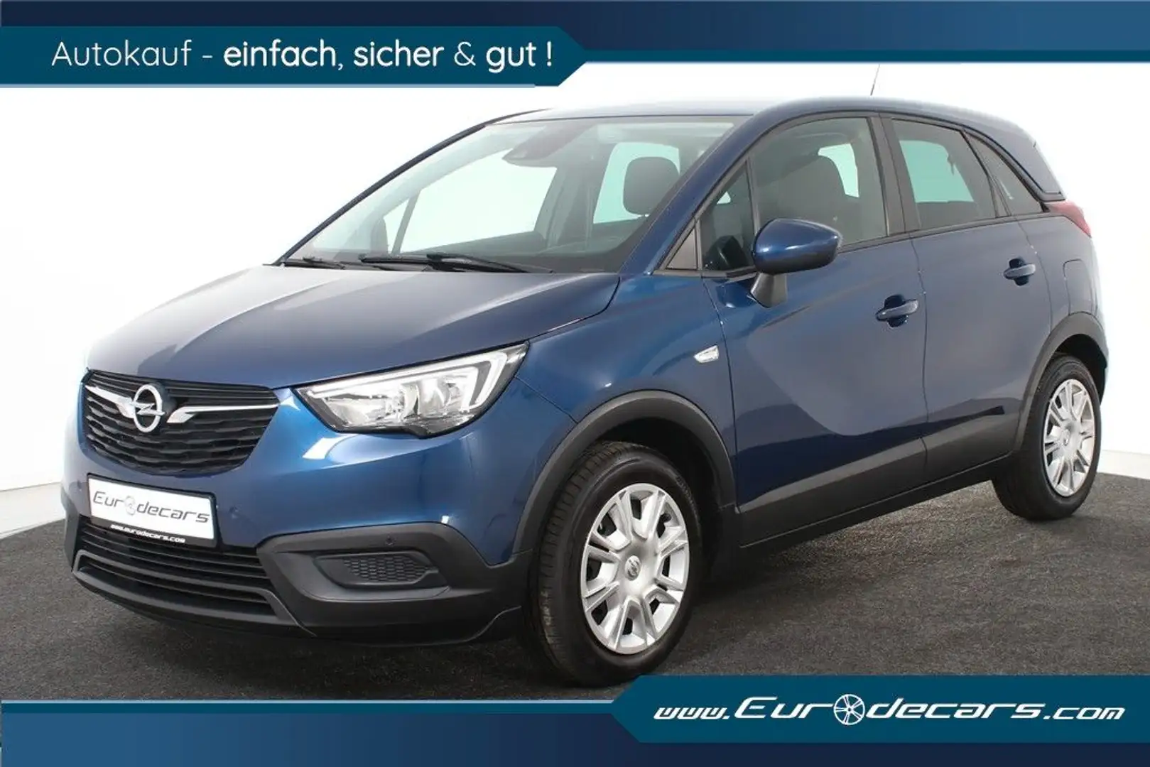Opel Crossland X Edition *1.Hand*Navi*SHZ* Blau - 1