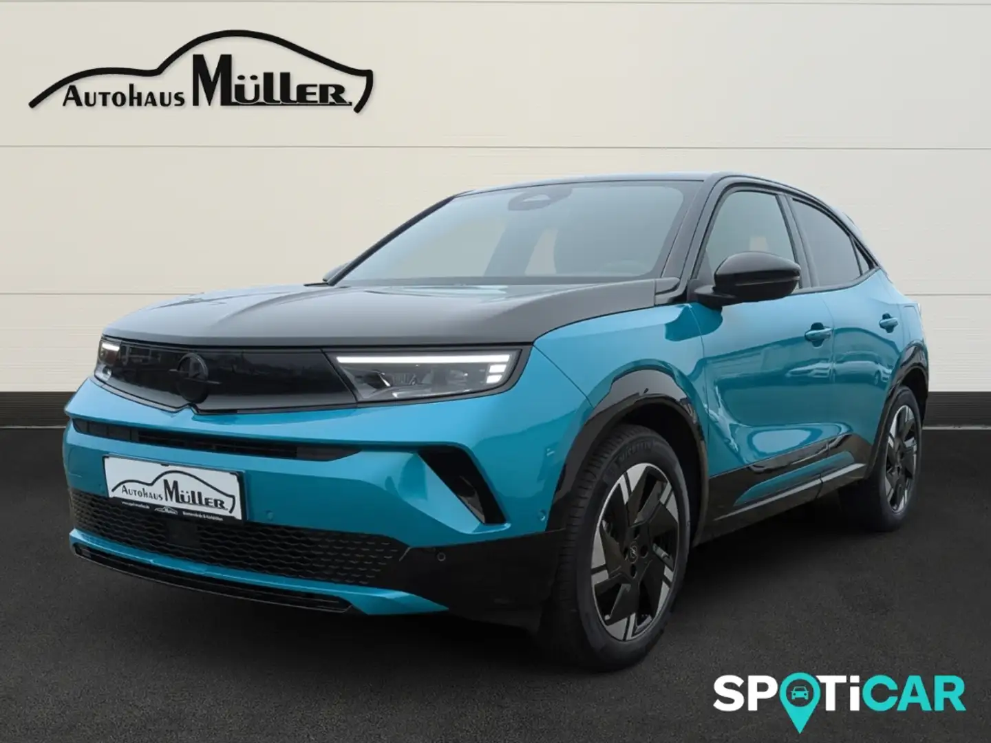 Opel Mokka-E GS Long Range +Matrix+ACC+Keyless+Navi+11kW Charge Grün - 1