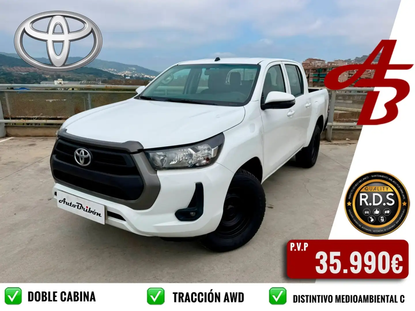Toyota Hilux Cabina Doble GX Blanco - 1
