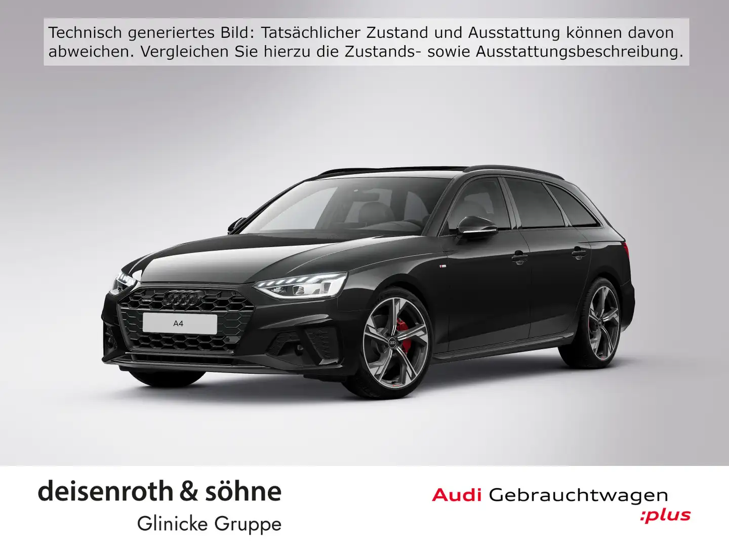 Audi A4 S line 40 TFSI qu LED/Pano/Nav/B&O/ASI/ Schwarz - 1