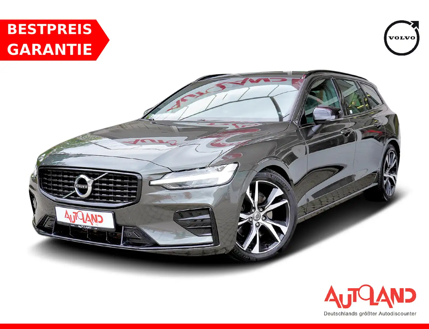 Volvo V60 B4 D Geartronic R Design LED Navi Teilleder Gris - 1