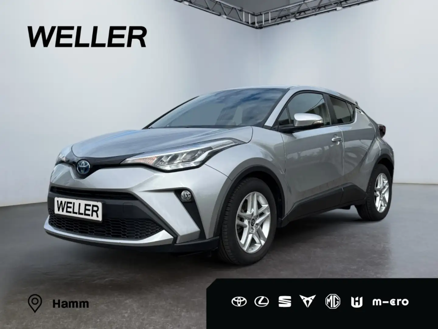 Toyota C-HR 1.8 Hybrid Flow *LED*ACC*RCAM*CarPlay*DAB+* Silber - 1