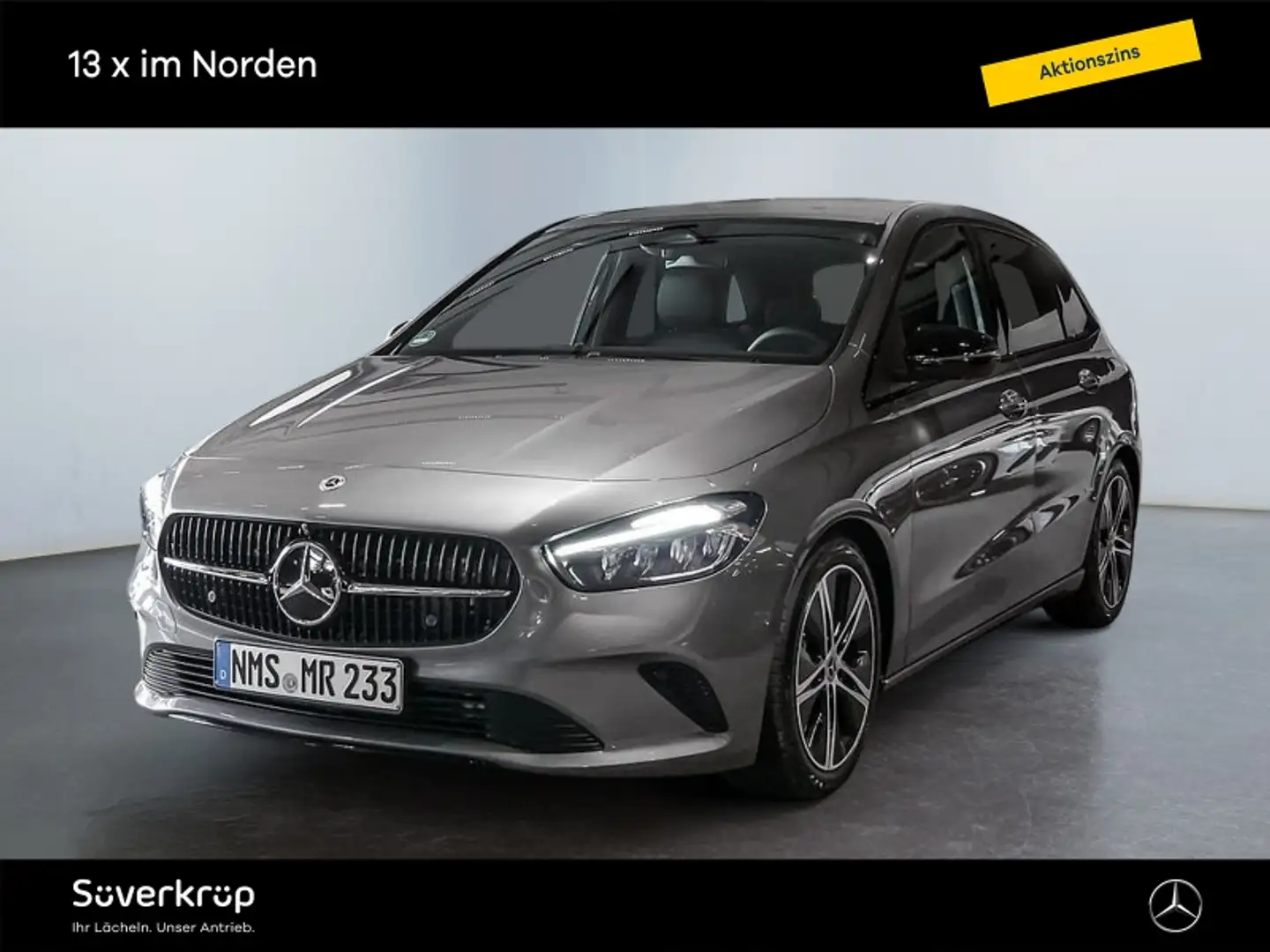 Mercedes-Benz B 200 d NIGHT PROGRESSIVE 360 AHK DISTR KAMERA Grau - 1
