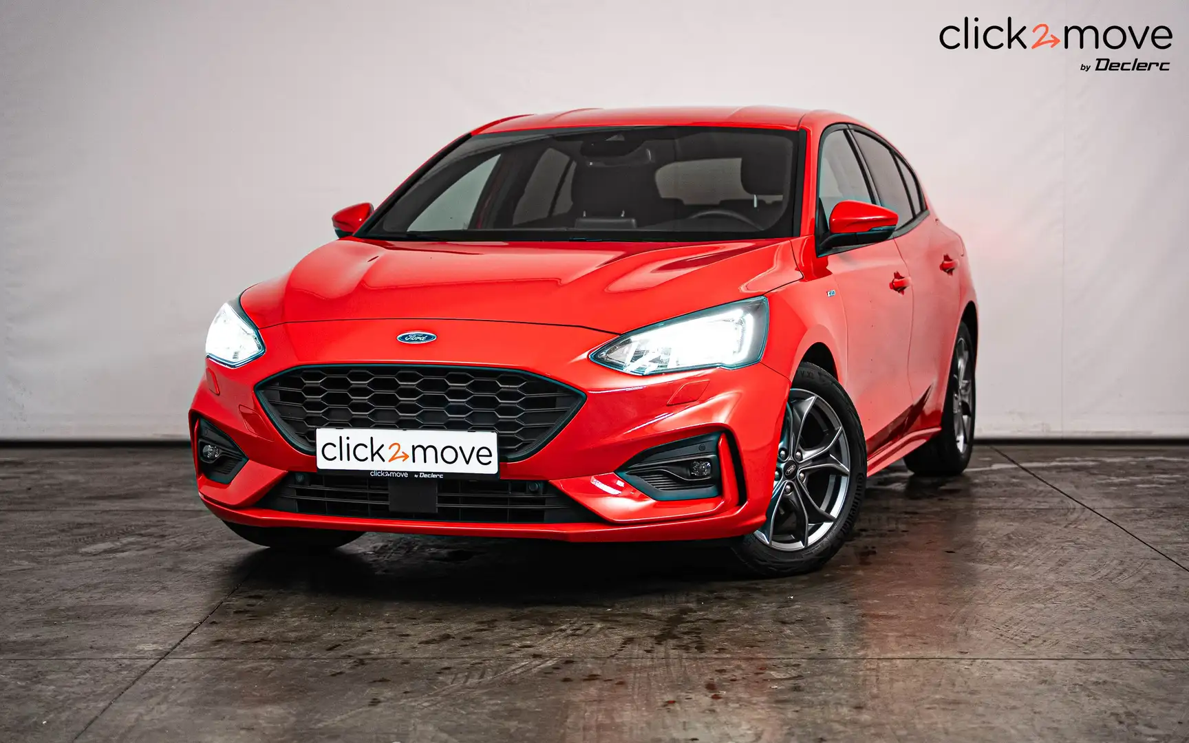Ford Focus 1.0 EcoBoost ST-Line (EU6d) Rouge - 1