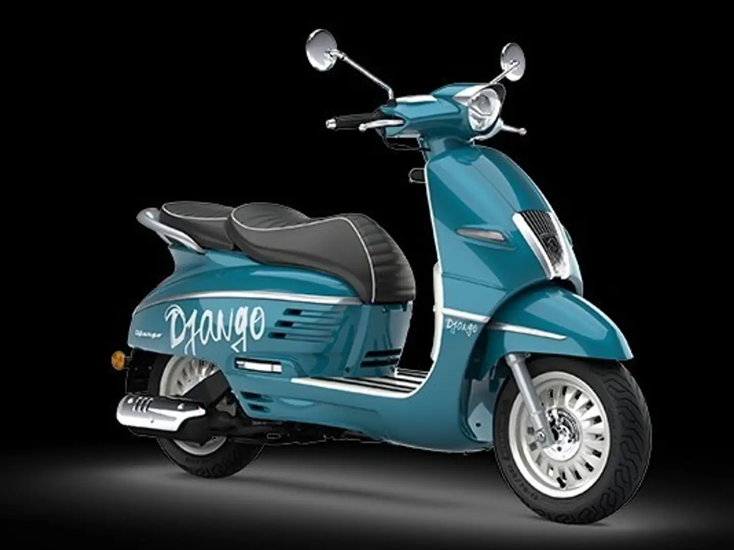 Peugeot Django 125 Classic 4 T Hot Color Albastru - 2