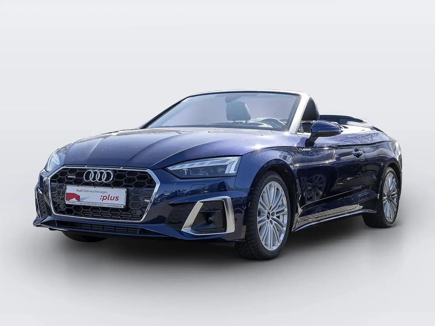 Audi A5 40 TFSI Q 2x S LINE LM19 LEDER MATR Blau - 2