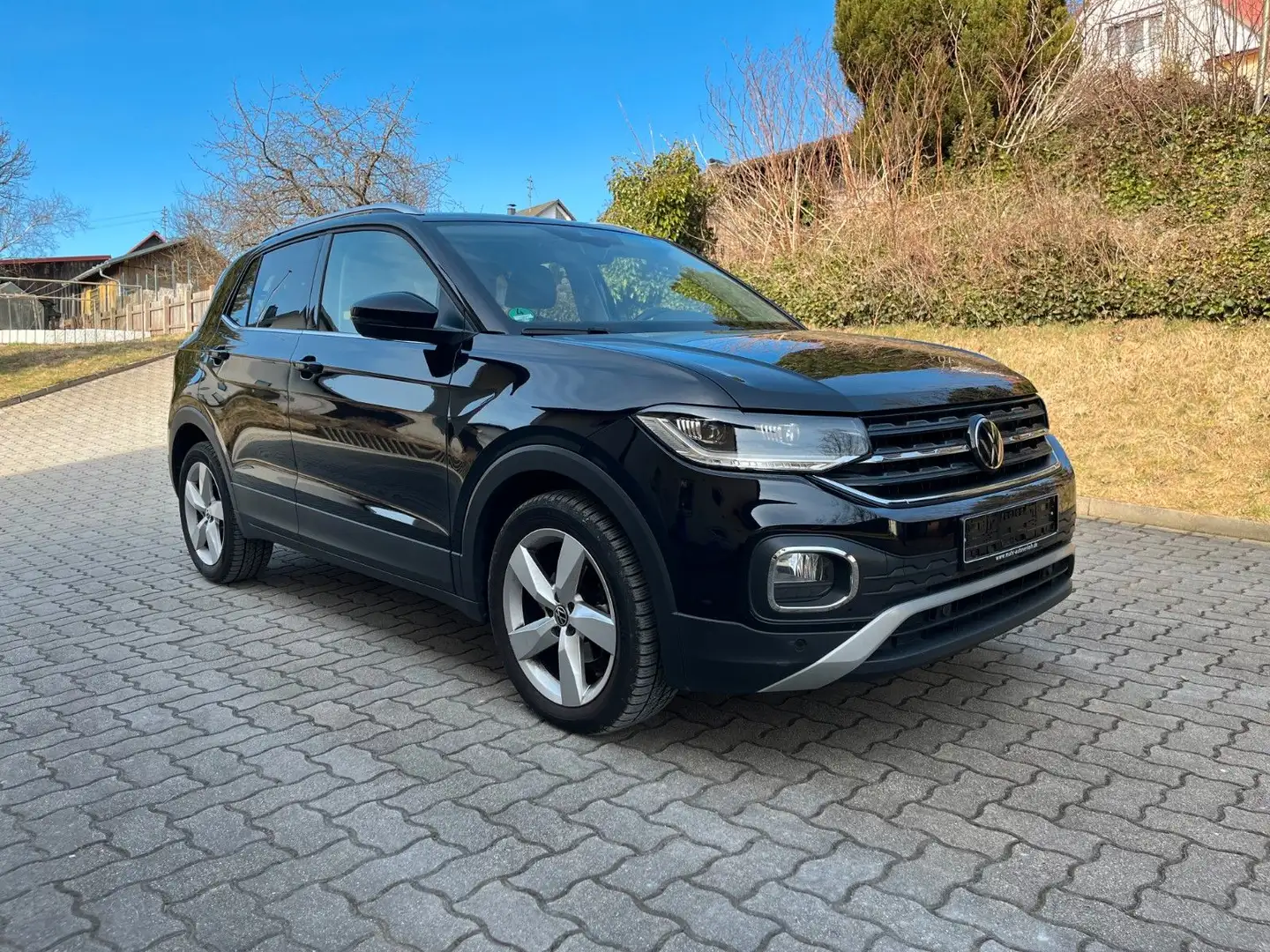 Volkswagen T-Cross Style DSG - Navi, LED, AHK, ACC Noir - 1