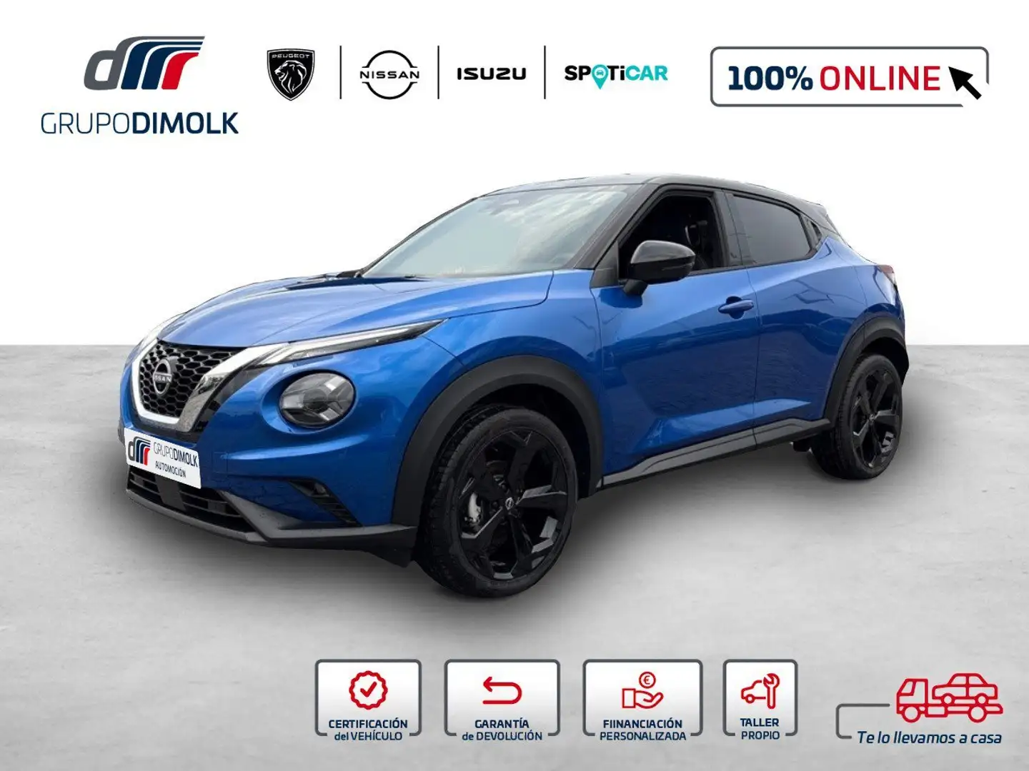Nissan Juke 1.0 DIG-T Tekna 4x2 114 Azul - 1