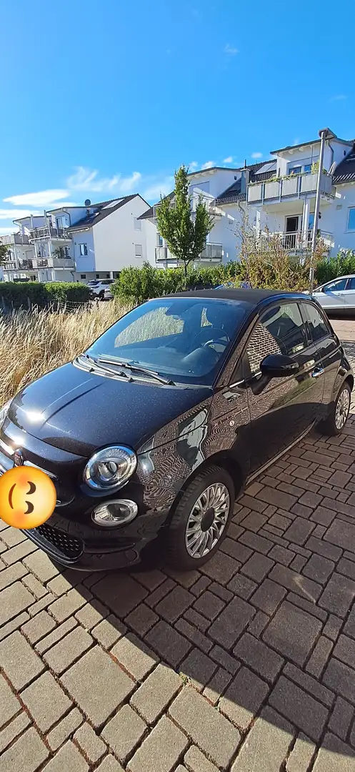 Fiat 500C Cabrio. schwarz, TÜV/AU neu Schwarz - 1